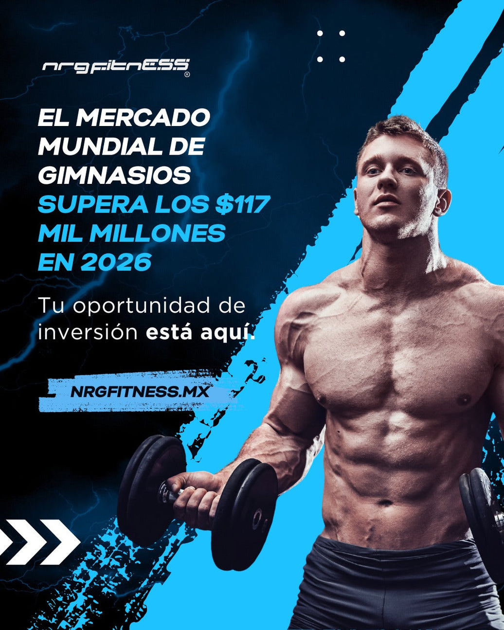 “La industria del fitness superará los $117 mil millones: por qué invertir en un gimnasio en 2026”